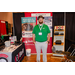 A man with his booth for Bell Laboratories, Inc.