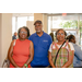 A group of three inside the International Civil Rights Center &amp; Museum.