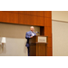 President Anthony Goodson, Jr. speaking at a podium.